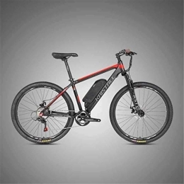 RDJM Electric Mountain Bike Ebikes, Electric Bicycle Lithium Battery Disc Brake Power Mountain Bike Adult Bicycle 36V Aluminum Alloy Comfortable Riding (Color : Red, Size : 26 * 15.5 inch)