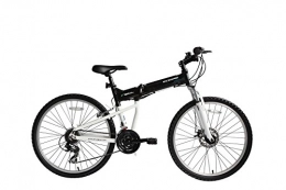 ECOSMO Electric Mountain Bike ECOSMO 26" Wheels New Aluminium Folding MTB Bicycle Bike SHIMANO- 26AF18BL
