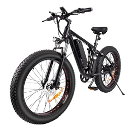 Electric oven Electric Mountain Bike Electric Bicycle for Adults, 26" Fat Tire Electric Mountain Bike 1000W Ebike 48V17Ah Removable Lithium Battery Equipped Brushless Motor 28 MPH Bike