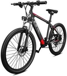 Erik Xian Electric Mountain Bike Electric Bike Electric Mountain Bike 26" 400W Aluminum Alloy Foldable Electric Bikes Instrument Central LCD Instrument with USB Function for Mens Outdoor Cycling Travel Work Out And Commuting for the