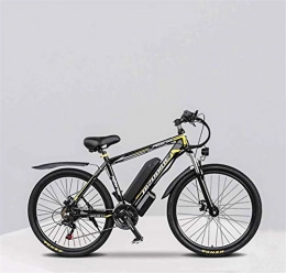 Erik Xian Electric Mountain Bike Electric Bike Electric Mountain Bike Adult 26 Inch Electric Mountain Bike, 350W 48V Lithium Battery Aluminum Alloy Electric Bicycle, 27 Speed With LCD Display for the jungle trails, the snow, the beac