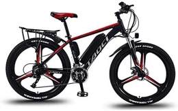 Erik Xian Electric Mountain Bike Electric Bike Electric Mountain Bike Adult 26 Inch Electric Mountain Bikes, 36V Lithium Battery Aluminum Alloy Frame, Multi-Function LCD Display Electric Bicycle, 27 Speed for the jungle trails, the s