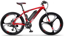 Erik Xian Electric Mountain Bike Electric Bike Electric Mountain Bike Adult Electric Mountain Bike, 36V Lithium Battery, Aerospace Aluminum Alloy 27 Speed Electric Bicycle 26 Inch Wheels for the jungle trails, the snow, the beach, th