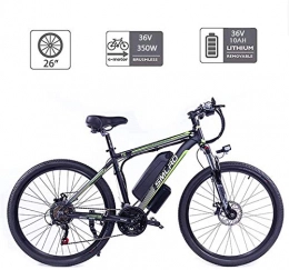 Erik Xian Electric Mountain Bike Electric Bike Electric Mountain Bike Electric Bicycles for Adults, 360W Aluminum Alloy Ebike Bicycle Removable 48V / 10Ah Lithium-Ion Battery Mountain Bike / Commute Ebike for the jungle trails, the snow,