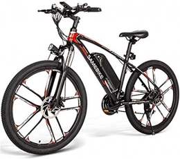 Erik Xian Electric Mountain Bike Electric Bike Electric Mountain Bike Electric Mountain Bike, 26" Removable Lithium-ion Battery Electric Bicycle, (48V 350W 8Ah) Disc Brake, Adult Riding Exercise Bike (Color : Black) for the jungle tr