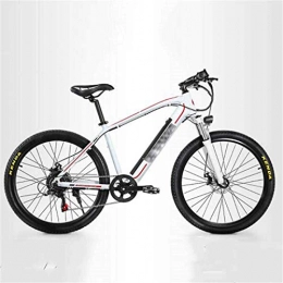 HCMNME Electric Mountain Bike Electric Bike Electric Mountain Bike Electric Snow Bike, 26 inch Electric Bikes Bicycle, 48V350W Variable speed Off-road Bikes LCD display suspension fork Bike Outdoor Cycling Lithium Battery Beach Cr