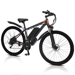 KELKART Bike Electric Bike for Adults, 29'' Electric Mountain Bike Commute Ebike with 48V 15AH Lithium-Ion Battery, Dual Disc Brake, Shimano 21 Speed