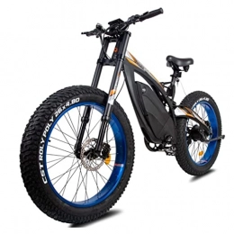 AWJ Bike Electric Bike for Adults Super Power 48V 1000W Full Suspension High Speed Off Road 26 inches Fat tire Mountain E Bike