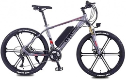 Fangfang Electric Mountain Bike Electric Bikes, Adult 26 Inch Electric Mountain Bike, 36V Lithium Battery 27 Speed Electric Bicycle, High-Strength Aluminum Alloy Frame, Magnesium Alloy Wheels , E-Bike ( Color : B , Size : 30KM )