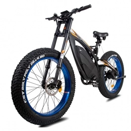 HMEI Electric Mountain Bike Electric Bikes for Adults Electric Bike for Adults Super Power 48V 1000W Full Suspension High Speed Off Road 26 inches fat tire Mountain E Bike