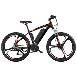 Amantiy Electric Mountain Bike Electric Mountain Bike, 26" Electric Bikes for Adults with 250W 36V Removable Lithium Battery Mountain E-Bike with Double Disc Brake 27-Speed Aluminum Alloy City Electric Bicycle for Beaches Snow Grav