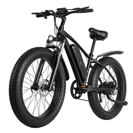 Electric oven Electric Mountain Bike Electric oven Bike for Adults, 24.8MPH Mountain Bike 26'' Fat Tire Electric Mountain Bike 1000W Ebike 48V 12.8AH Removable Lithium Battery with Shock Absorption (Color : 48V 12.8Ah)
