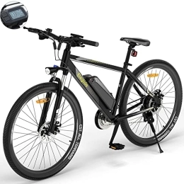 Eleglide Bike Eleglide Electric Bike, M1 Plus E Mountain Bike, 27.5" Electric Bicycle Commute E-bike with 36V 12.5Ah Removable Battery, LCD Display, Dual Disk Brake, Shimano 21 Speed, MTB for Teenagers and Adults