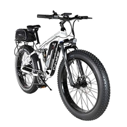 Extrbici Electric Mountain Bike Extrbici Upgraded Electric Mountain Bike 750W / 1500W Upto 35mph 26inch Fat Tire e-Bike Beach / Mountain Bikes Full Suspension Lithium Battery Hydraulic Disc Brakes XF800 Delivery from UK warehouse