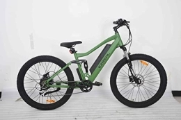 Generic Bike EZREAL 250w All Terrain Pedal Assist Bicycle – LCD Monster Electric Bicycle Mountain Bike for Daily Commuters & Forest Riders - 12.5Ah 48v Rare Army Green E-Bicycle Electric Bike – 27.5 * 3.0 Tyres