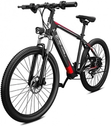 Fangfang Electric Mountain Bike Fangfang Electric Bikes, 26" Electric Mountain Bikes for Adult, All Terrain Ebikes E-MTB Magnesium Alloy 400W 48V Removable Lithium-Ion Battery 27 Speeds Bicycle for Men Women, E-Bike (Color : B)