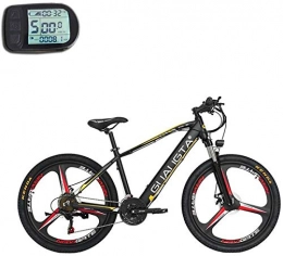 Fangfang Electric Mountain Bike Fangfang Electric Bikes, 26 Inch Adult Electric Mountain Bike, 48V Lithium Battery, Aluminum Alloy Offroad Electric Bicycle, 21 Speed Magnesium Alloy Wheels, E-Bike (Color : A, Size : 80KM)