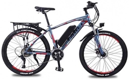 Fangfang Electric Mountain Bike Fangfang Electric Bikes, Adult 26 Inch Electric Mountain Bike, 350W / 36V Lithium Battery, High-Strength Aluminum Alloy 27 Speed Variable Speed Electric Bicycle, E-Bike (Color : A, Size : 30KM)