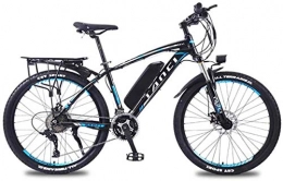 Fangfang Electric Mountain Bike Fangfang Electric Bikes, Adult 26 Inch Electric Mountain Bike, 350W / 36V Lithium Battery, High-Strength Aluminum Alloy 27 Speed Variable Speed Electric Bicycle, E-Bike (Color : C, Size : 30KM)