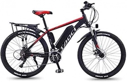 Fangfang Electric Mountain Bike Fangfang Electric Bikes, Electric Mountain / Universal Bike, 26-inch 27-Speed Bicycle with Removable Lithium-ion Battery (36V 350W 8Ah) Dual disc Brake Bicycle, Adult Riding Exercise Bike, E-Bike