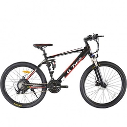 GG Electric Mountain Bike GG 26" Intelligent Pedal Assist Electric Bicycle Mountain Bike, 250W / 350W Brushless Motor, 36V / 48V Invisible Lithium Battery, Aluminum Alloy Frame, Dis-brake&Hydraulic Brake(Black SW, 21S 350W 48V9.6Ah)