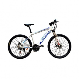 GG Electric Mountain Bike GG 26'' Pedal Assist Electric Bicycle, 48V / 36V, 7.8Ah / 8.7Ah Built-in Lithium Battery, 21 / 27 Speed, 250W / 350W Brushless Motor, Dis-Brake & Hydraulic Brake(White SW, 21S 250W 36V7.8Ah)