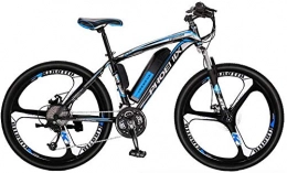 GMZTT Electric Mountain Bike GMZTT Unisex Bicycle Adult 26 Inch Electric Mountain Bicycle, 36V Lithium Battery / 27 speed High-Strength High-Carbon Steel Frame Offroad Electric Bicycle (Color : B, Size : 10.4AH)