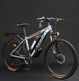GMZTT Electric Mountain Bike GMZTT Unisex Bicycle Adult 26 Inch Electric Mountain Bicycle, 36V Lithium Battery High-Carbon Steel 27 Speed Electric Bicycle, With LCD Display (Color : C, Size : 60KM)