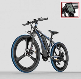 GMZTT Electric Mountain Bike GMZTT Unisex Bicycle Adult 26 Inch Electric Mountain Bicycle, 48V Lithium Battery Electric Bicycle, With anti-theft alarm / fixed-speed cruise / 5-gear assist / 21 Speed (Color : D)