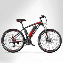 GMZTT Electric Mountain Bike GMZTT Unisex Bicycle Adult Mountain Electric Bicycle Mens, 27 speed Off-Road Electric Bicycle, 250W Electric Bikes, 36V Lithium Battery, 26 Inch Wheels (Color : B, Size : 10AH)
