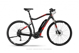 HAIBIKE Electric Mountain Bike HAIBIKE Sduro Cross 2.0 Women's Trekking Pedelec E-Bike Bicycle Black / Red 2019, XL