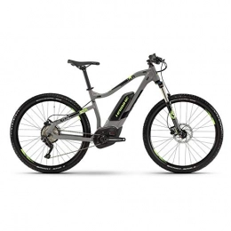 HAIBIKE Electric Mountain Bike HAIBIKE Sduro HardSeven 4.0 27.5 Inch Pedelec E-Bike MTB Grey / Black / Green 2019, Grau / Schwarz / Grn, XL