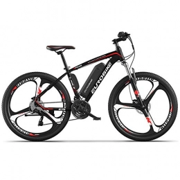 HAOYF Electric Mountain Bike HAOYF Upgraded Electric Mountain Bike, 250W 26 Inch Electric Bicycle with 36V 10AH Lithium-Ion Battery for Adults, 27-Level Shift Assisted, 70-90Km Driving Range, Black
