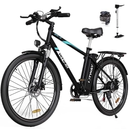 HITWAY Bike HITWAY Electric Bike for Adults, 26" Ebike with 250W Motor, Electric Bicycle with 36V 14AH Removable Battery, City Commuter, 7-Speed Mountain Bike