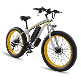 HMEI Electric Mountain Bike HMEI Electric Bikes for Adults 1000W Electric Bikes for Adults 26 Inches Fat Tire Electric Mountain Ebike for Men 48V Motor Electric Snow Bicycle (Color : F, Size : 18AH battery)