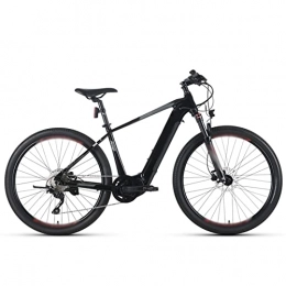 HMEI Electric Mountain Bike HMEI Electric Bikes for Adults Adult Electric Bike 240W 36V Mid Motor 27.5inch Electric Mountain Bicycle 12.8Ah Li-Ion Battery Electric Cross Country Ebike (Color : Black red)
