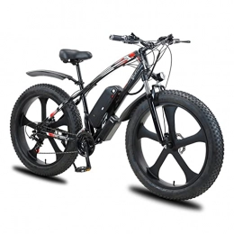 HMEI Electric Mountain Bike HMEI Electric Bikes for Adults Electric Bike for Adults 28 Mph(45km / H), 1000W 48V Lithium Battery Electric Snow Bicycle 26 * 4.0inch Fat Tire Beach Ebike (Color : 48V 1000W 13AH)
