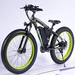 JUN Electric Mountain Bike JUN Electric Bicycle, 26 Inch Fat Tire 350W36V Snow Shift Male And Female Electric Bicycle Auxiliary Lithium Battery Hydraulic Disc Type Mountain Electric Bike