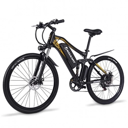 KELKART Electric Mountain Bike KELKART Electric Bike 500W Brushless Motor with 48V 15AH Removable Lithium-ion Battery and Shimano 7 Speed Shifter
