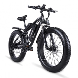 KELKART Electric Mountain Bike KELKART Electric Bikes Off-road Fat Tire E-bike, with Removable Lithium Ion Battery, 3.5" LCD Display and Rear Seat