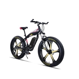 KIOOS Mens Bicycle Electric Snow Mountain Bike 4.0 Tire Fit Snow Tire Powerful High Speed Drive Off-Road Beach Electric Bike