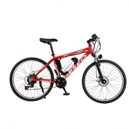 KUSAZ Electric Mountain Bike KUSAZ Electric mountain bike, 250W 26-inch electric bike with detachable 36V / 8AH lithium-ion battery, 21-speed, lockable front fork, suitable for adults-red