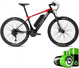 LEFJDNGB Electric Mountain Bike LEFJDNGB Electric Pedal Bicycle Adult Hybrid Mountain Bike Lithium-ion Battery (36V 250W) Ultra-light Road Motorcycle (5 Files / 11 Speed) (Color : Red)
