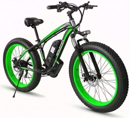 min min Electric Mountain Bike min min Bike, 26Inch Fat Tire E-Bike Electric Bicycles for Adults, 500W Aluminum Alloy All Terrain E-Bike Removable 48V / 15Ah Lithium-Ion Battery Mountain Bike for Outdoor Travel Commute (Color : Red)