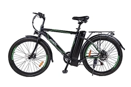 MYATU Electric Mountain Bike Myatu 26'' Electric Bike, E Mountain Bike with 36V 12.5Ah Removable Battery, 250W Motor Ebike, Dual Disk Brake, Shimano 6 Speed, Electric Cycles for Men Woman