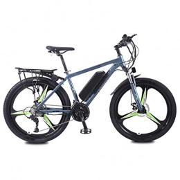 NYPB Electric Mountain Bike NYPB Electric Mountain Bike, Electric Bikes For Adults 350W / 36V Removable Charging Lithium Battery 26 Inch Wheels Max Speed 35km / h Cycling Travel Work, green, 36V 10AH