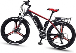 PARTAS Electric Mountain Bike PARTAS Adult Electric Mountainbicycle, With 8AH Removable Lithium Battery 350W 36V 26'' Electric Bike 21-Speed Mountain Bike, Suitable For Outdoor Sports (Color : Black, Size : 13AH)