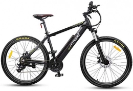 PARTAS Electric Mountain Bike PARTAS Sightseeing / Commuting Tool - 26 Inch Electric Mountain Bike 36V10ah Lithium Battery 350W High Power Electric Bicycle Road Tire City Commuter Bike (Color : Black)