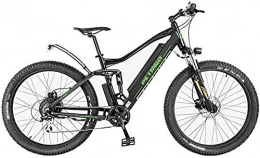 PARTAS Electric Mountain Bike PARTAS Sightseeing / Commuting Tool - Electric Bicycle For Adult 27.5'' 36V 10Ah / 14Ah Removable Lithium Battery 7 Speed Electric Mountain Bike, For Sports Outdoor (Color : Black)