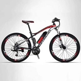 PARTAS Electric Mountain Bike PARTAS Sightseeing / Commuting Tool - Electric Bike, 26" Mountain Bike For Adult, All Terrain 27-speed Bicycles, 50KM Pure Battery Mileage Detachable Lithium Ion Battery, Smart Mountain Ebike